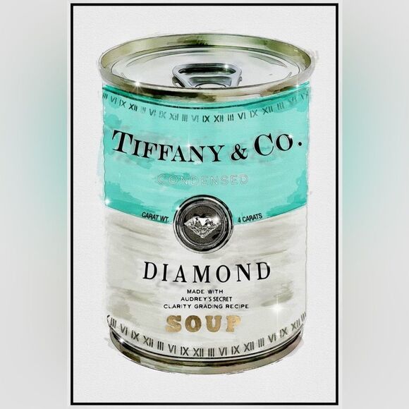 Set 2 Tiffany’s & Co. Blue Hanging Wall Art~ fashion & glam prints YOU CHOOSE - Picture 3 of 8